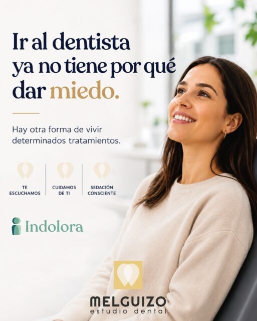 Ir al dentista ya no tiene por qué dar miedo. 🤍
En Melguizo Estudio Dental colaboramos con el equipo especializado de Indolora para ofrecer sedación consciente en aquellos casos en los que esté indicada.
Una opción para vivir determinados tratamientos con mayor calma, comodidad y tranquilidad, siempre tras valorar tu salud y tus circunstancias personales.
¿El miedo te hace posponer tus visitas al dentista? Consúltanos.
@indolora_sedacion
#MelguizoEstudioDental #Indolora #SedaciónConsciente #MiedoAlDentista #AnsiedadDental #DentistaAlcaláDeHenares